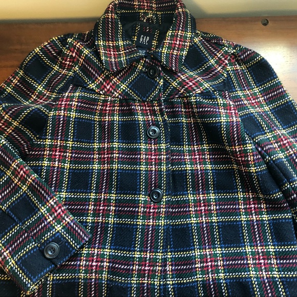 Gap Kids Wool Blend Pea Coat size 14/16 - Picture 3 of 5
